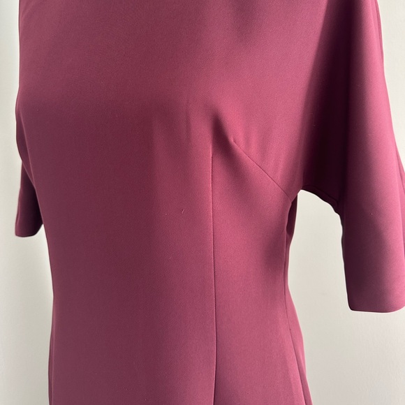 Ted Baker Dolman Midi Dress Size 4 Sheath Short Sleeve - Picture 8 of 10